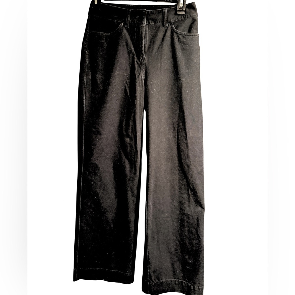 Lululemon Black City Sleek Wide Leg Pant 25" Waist 30" Inseam Travel Career